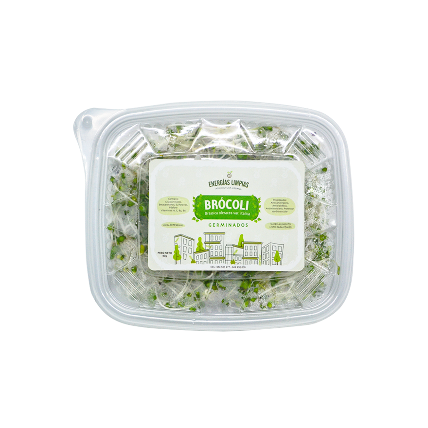 Germinados de Brócoli nutritivo - Energías Limpias